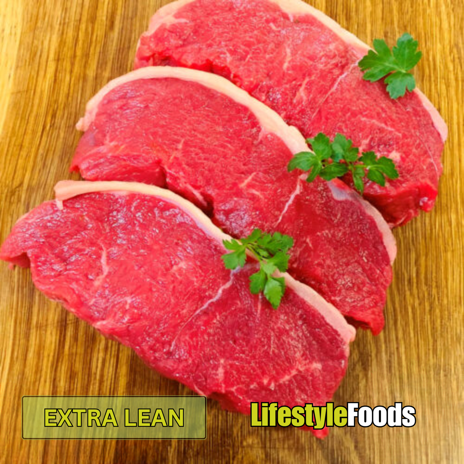Extra Lean Sirloin Steaks (3x225g)