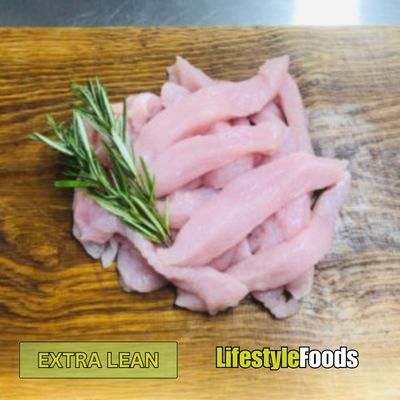 Lifestyle Extra Lean Turkey Strips (340g) Buy 2 For £12