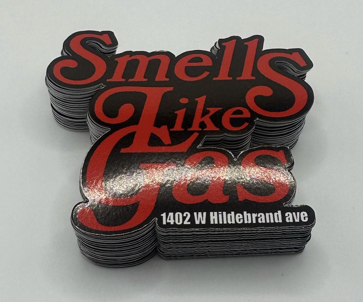 Smells Like Gas Stickers