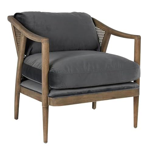 Cody Accent Chair Velvet in Gray