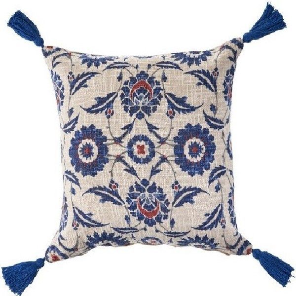 Royal Blue Pillow (Feather-filled)