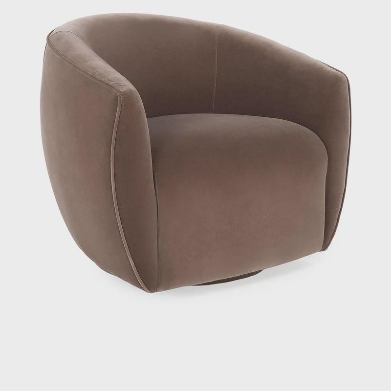 Harper Velvet Swivel Chair