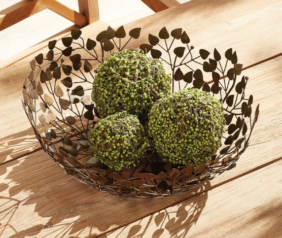 4” Green berry orb