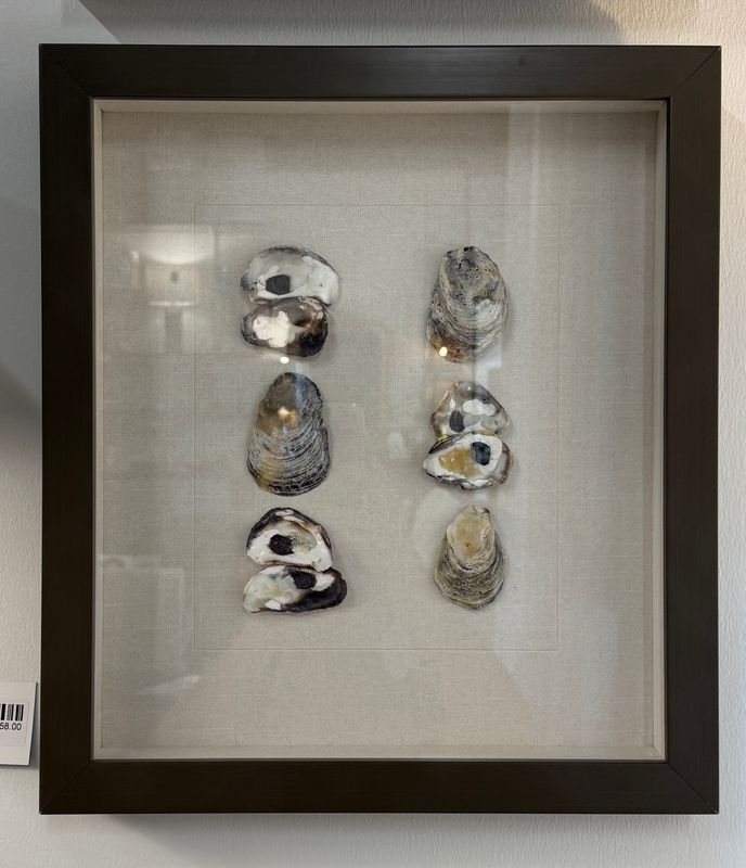Oyster Shell Art  - 16x18