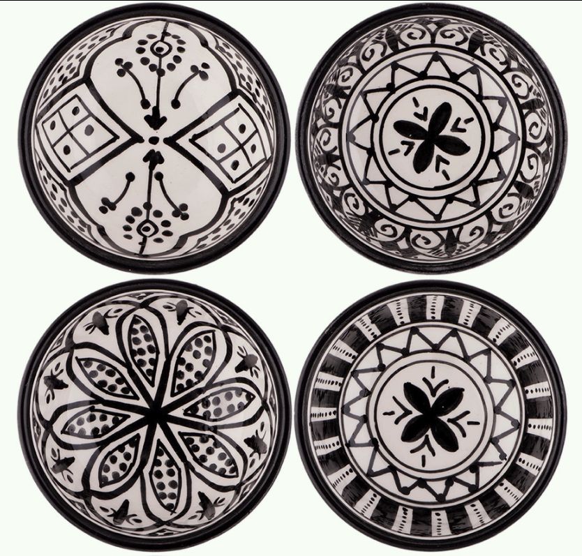 Safi Ceramic Tapas Bowls (set/4)