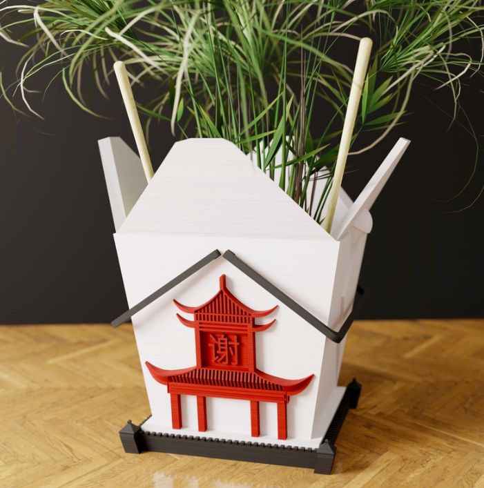 Chinese Takeout Planter
