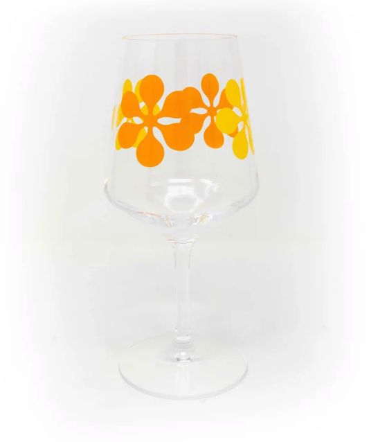 Modfest Wine Acrylic Glasses S/4