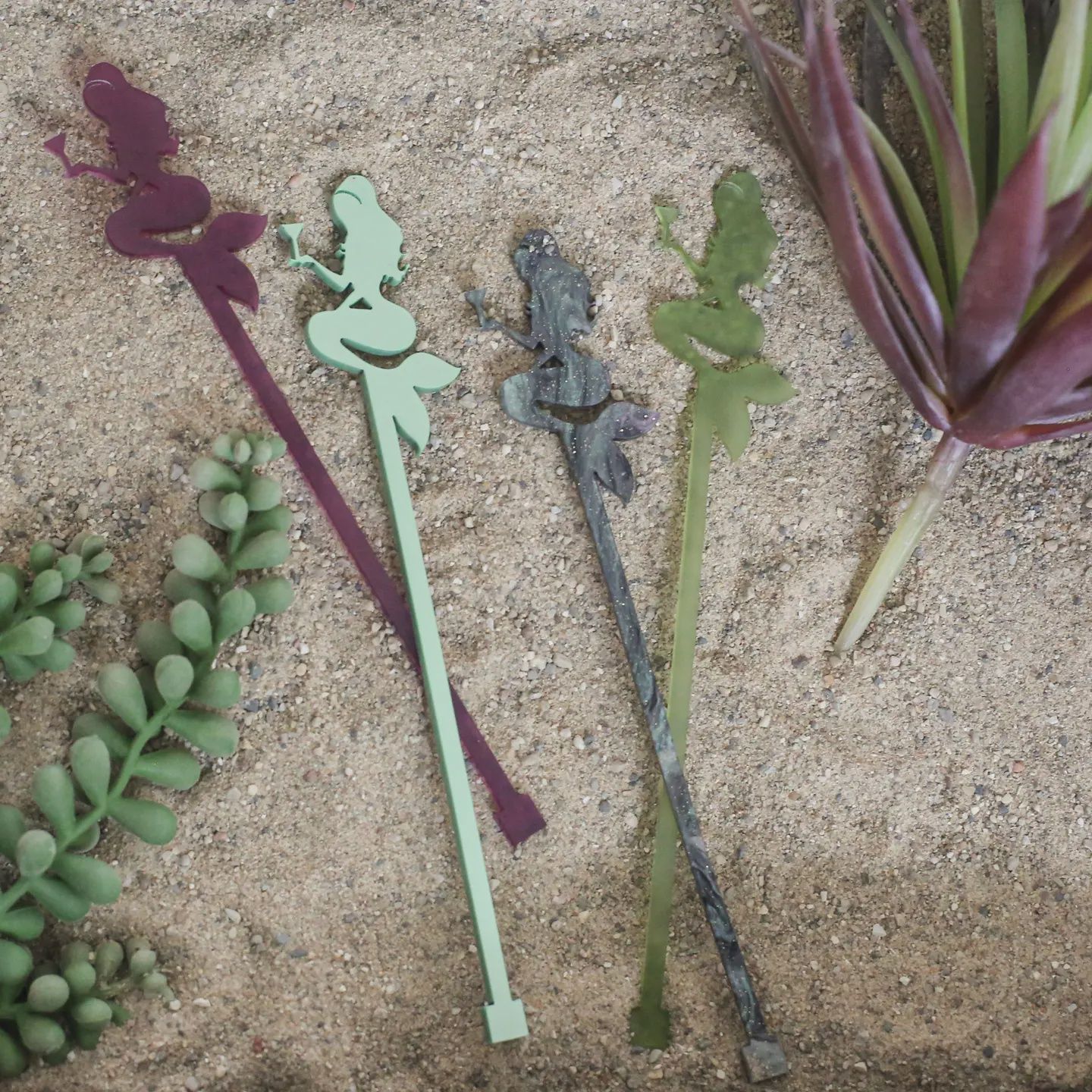Mermaid Swizzle Sticks