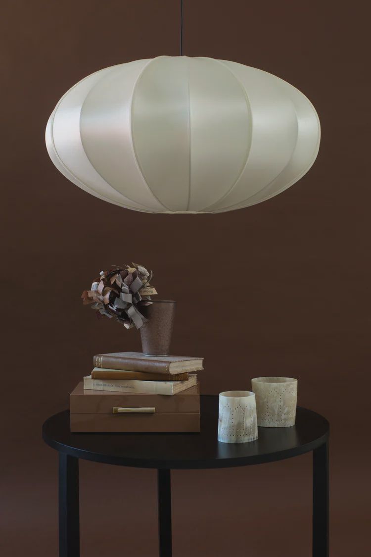 Silk Pumpkin Pendant Offwhite