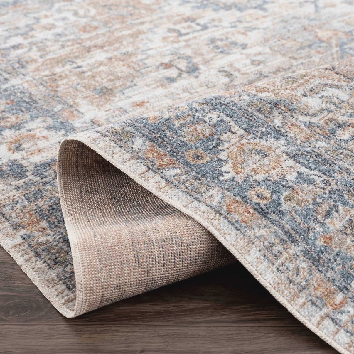 Ezri Cream Washable Runner (2'7" x 7'3")