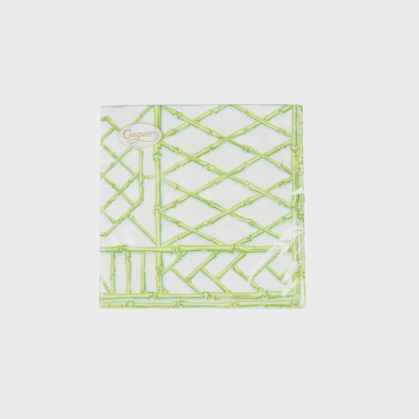 Caspari Bamboo Screen Paper Linen Napkins