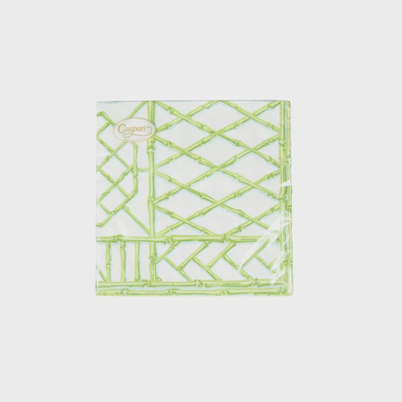 Caspari Bamboo Screen Paper Linen Napkins