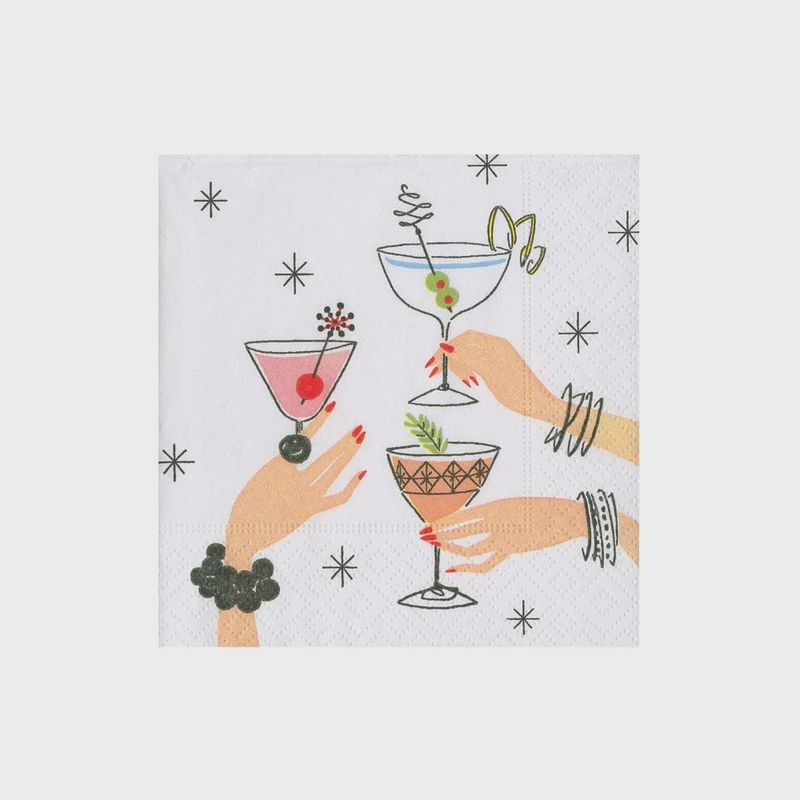 Caspari Apertivo Cocktail Napkins