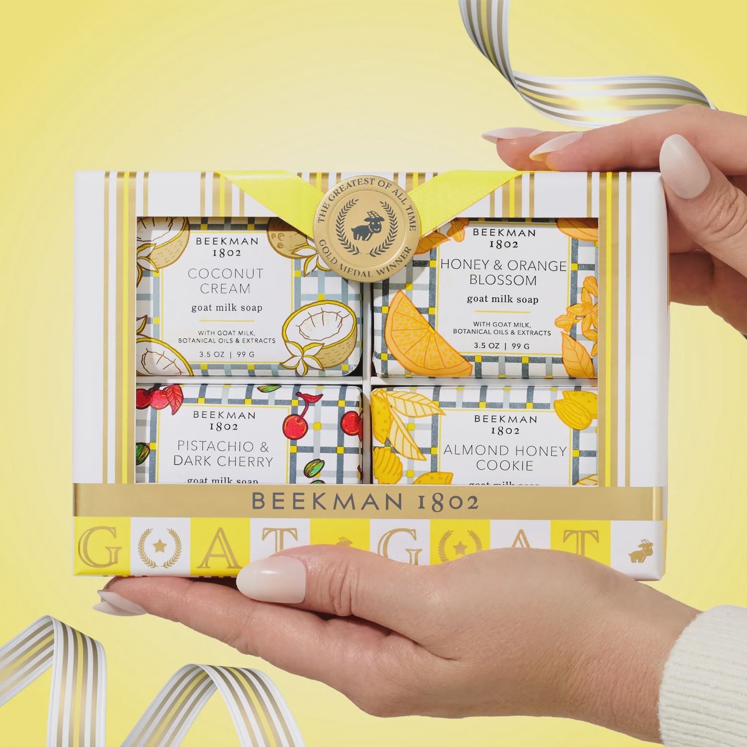 4pc Soap Bar Gift Set CO/OB/PDC/ALM