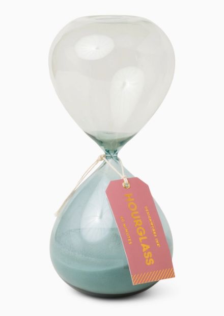 Blue Ombre 1 Hour Hourglass, Boxed