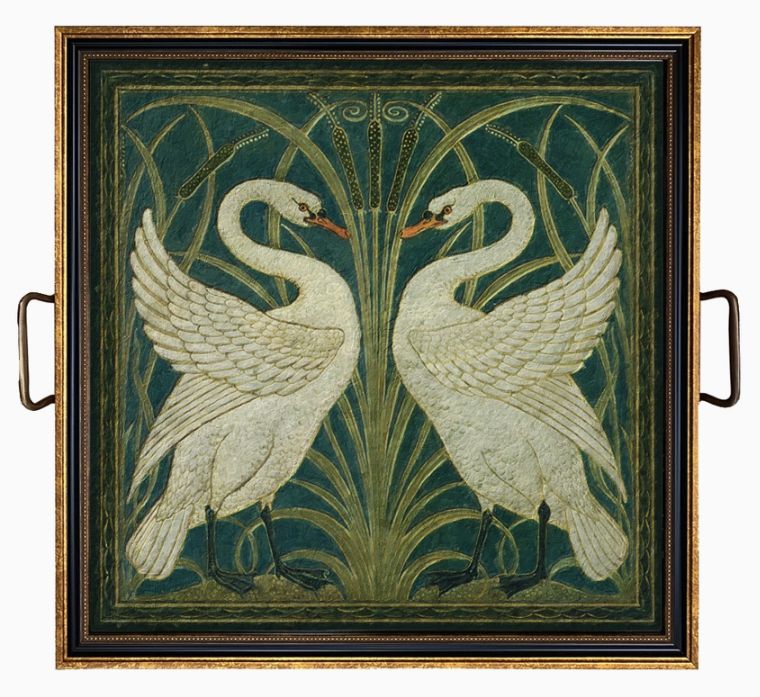 Two Swans Tray
