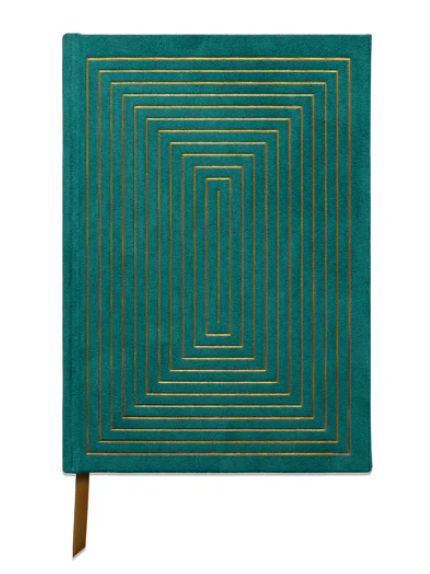 Suede Journal - Green