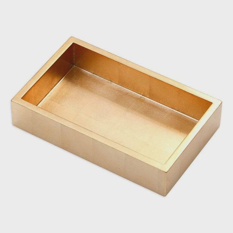 Gold Leaf Lacquered Guest Towel Holder