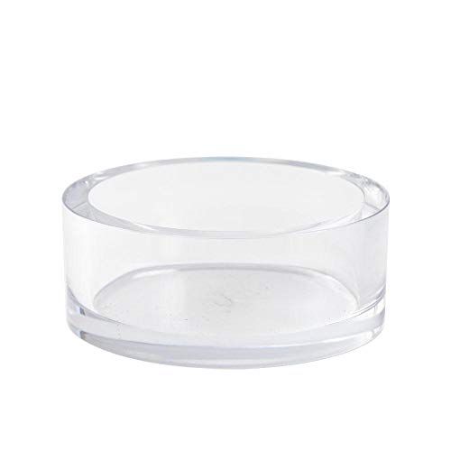 Caspari Acrylic Wine Bottle Coaster in Crystal Clear - 1 Each