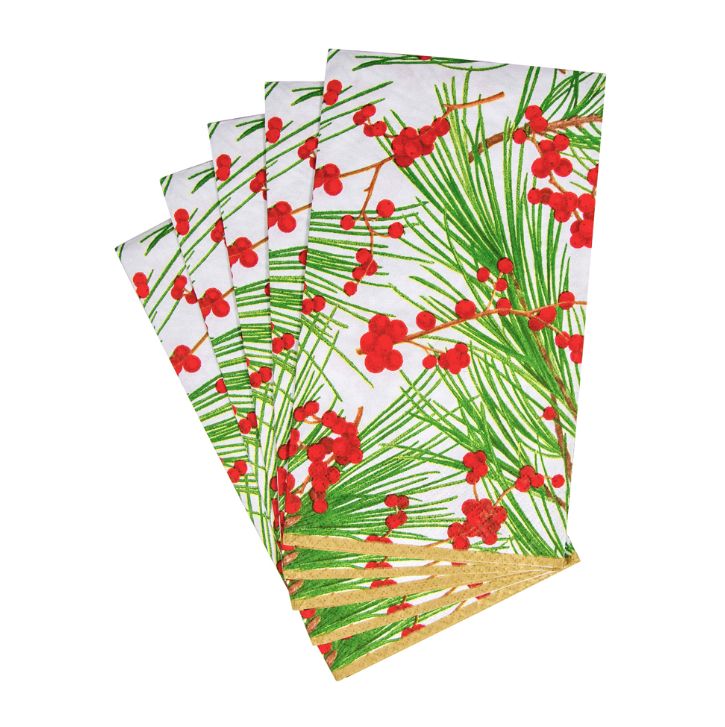 Berries and Pine Guest Towel