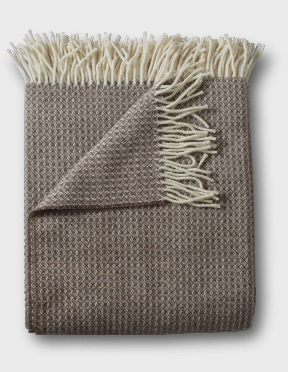 DIAMOND W/ CASHMERE THROW MUSHROOM