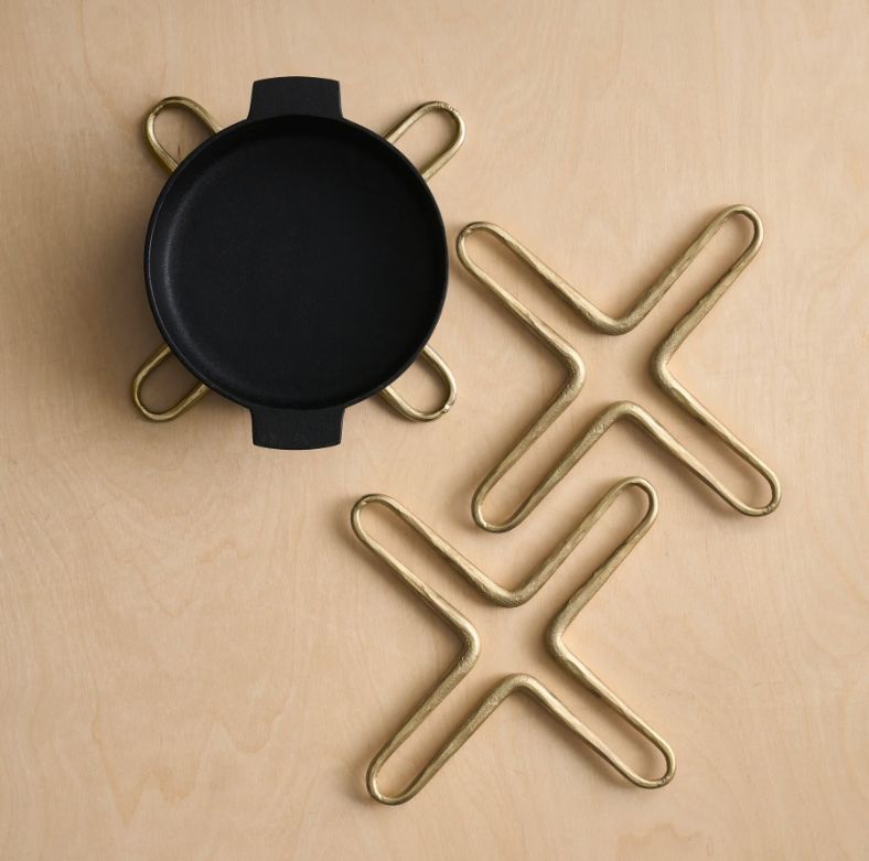 Forged Brass Trivet