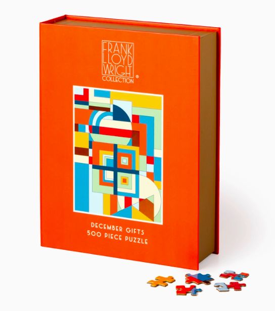 Frank Lloyd Wright December Gifts 500 Piece Book Puzzle
