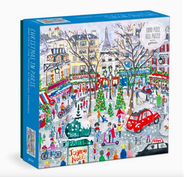Michael Storrings Christmas in Paris 1000 Piece Foil Puzzle