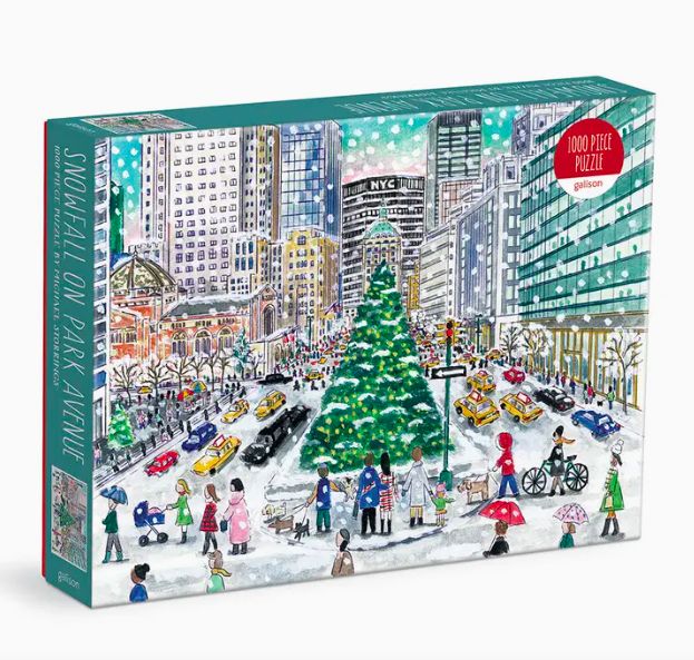 Michael Storrings Snowfall On Park Avenue 1000 Piece Puzzle