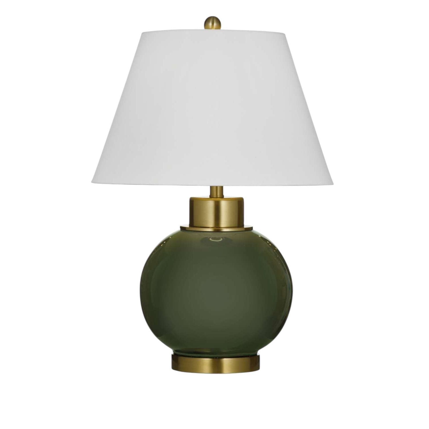 Green Table Lamp (17x17x24)