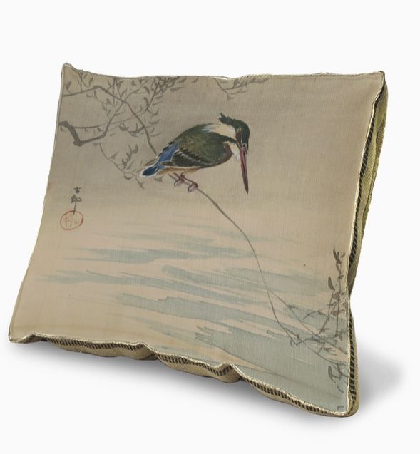 Bird by the Water Pillow - 20” x 20”