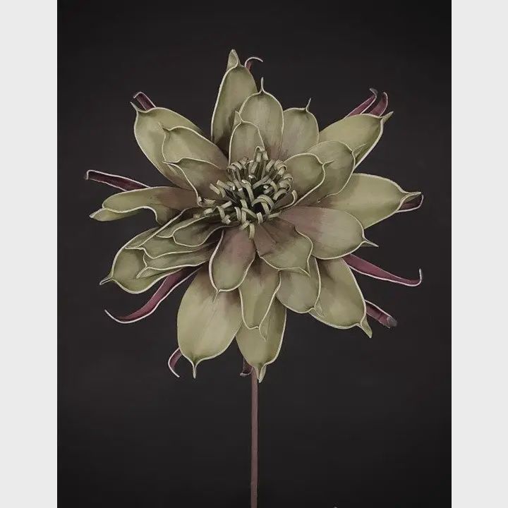 Green Foam Flower
