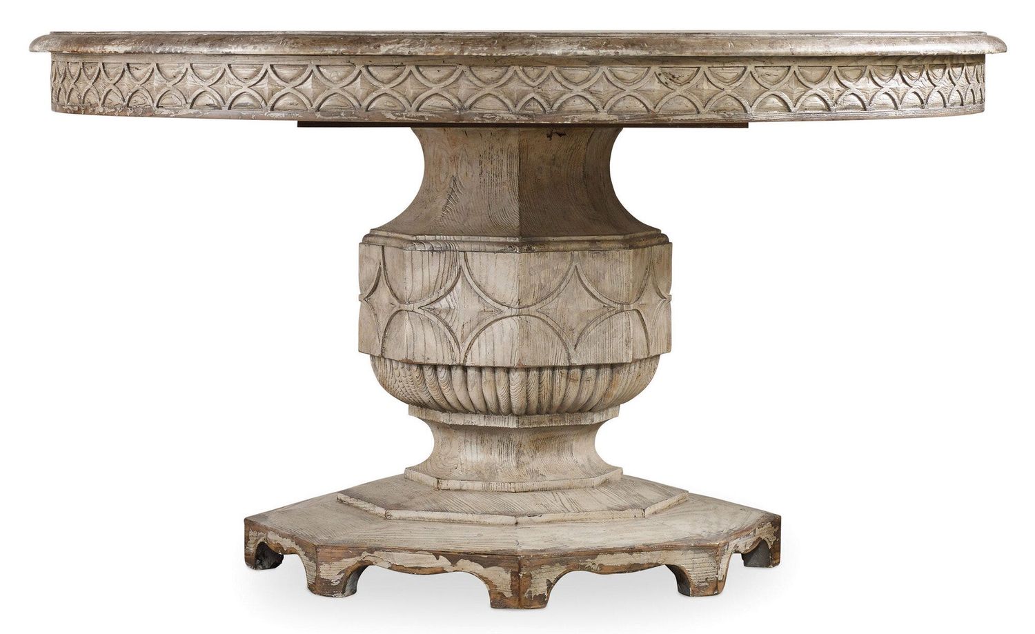 Chatelet Dining Table 54"R w/20" Leaf