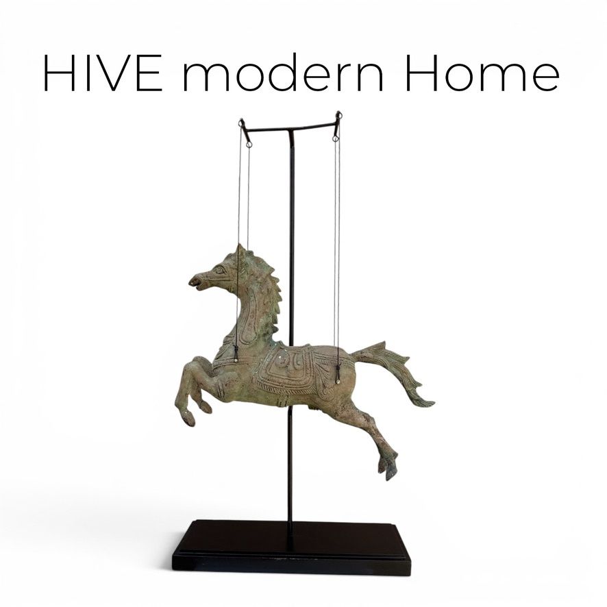 Vintage Bronze Hanging Horse