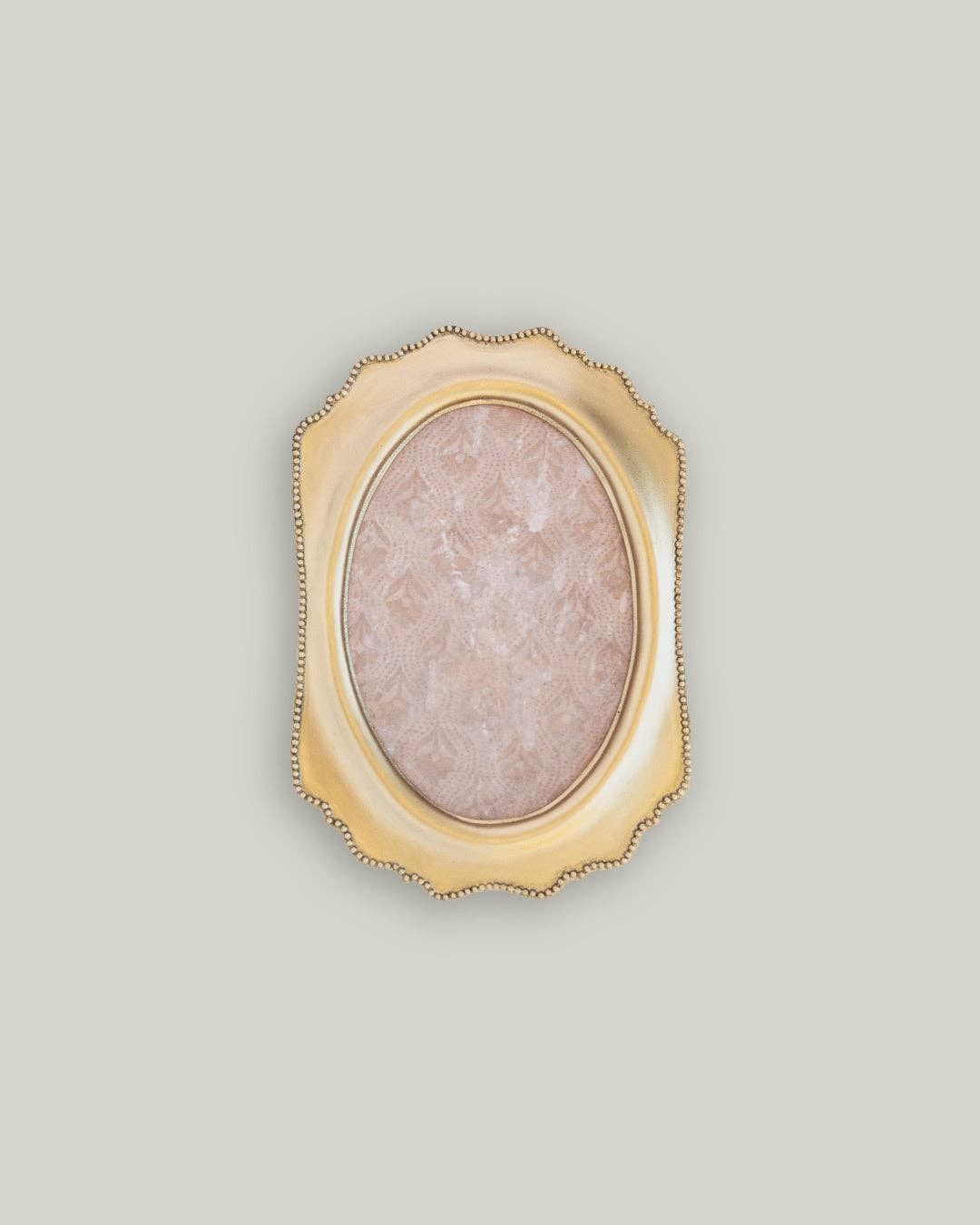 Gold Dots On Edge Photo Frame