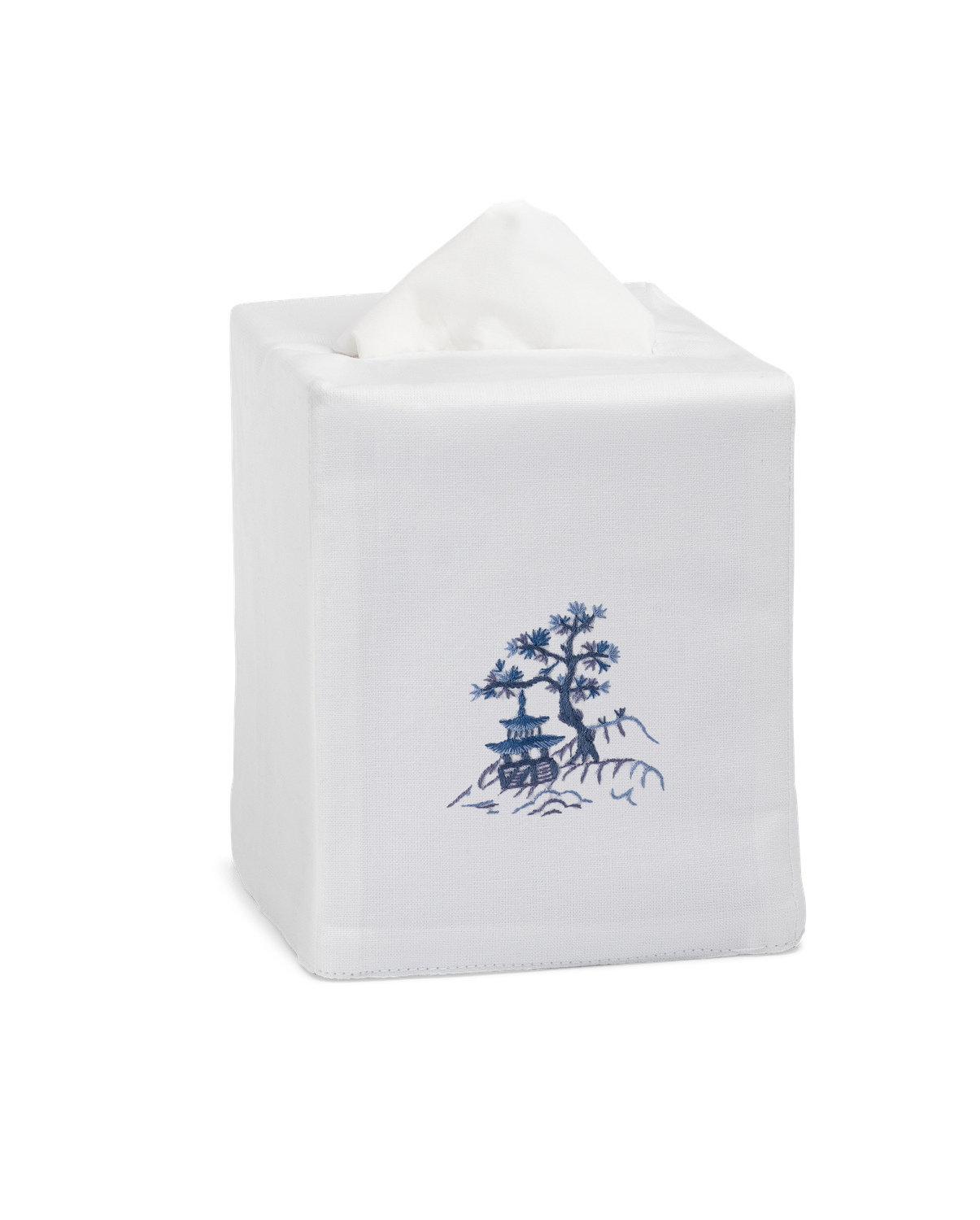 Canton Blue Tissue Box Cover