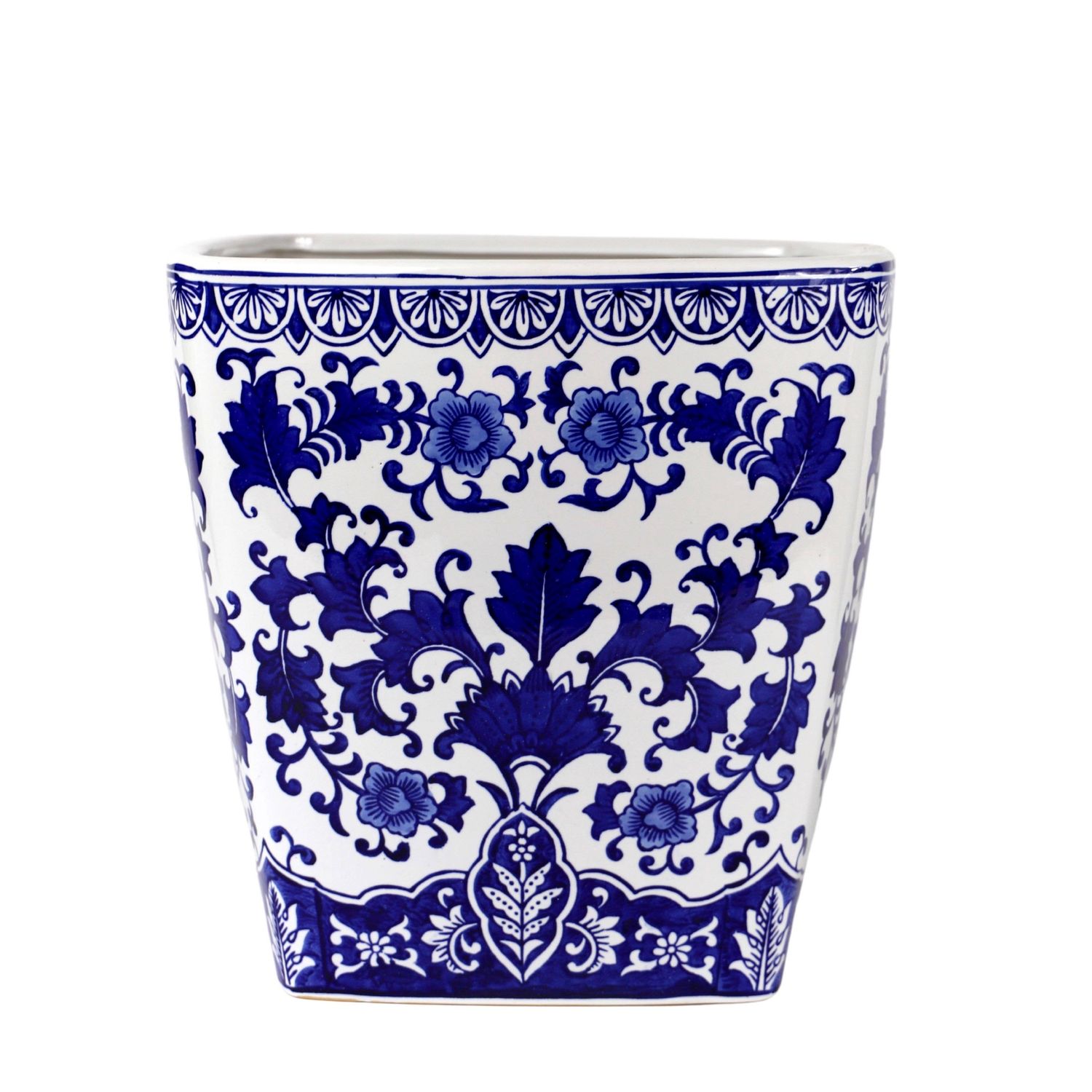 Blue Garden 14" Camelia Large Square Garden Planter