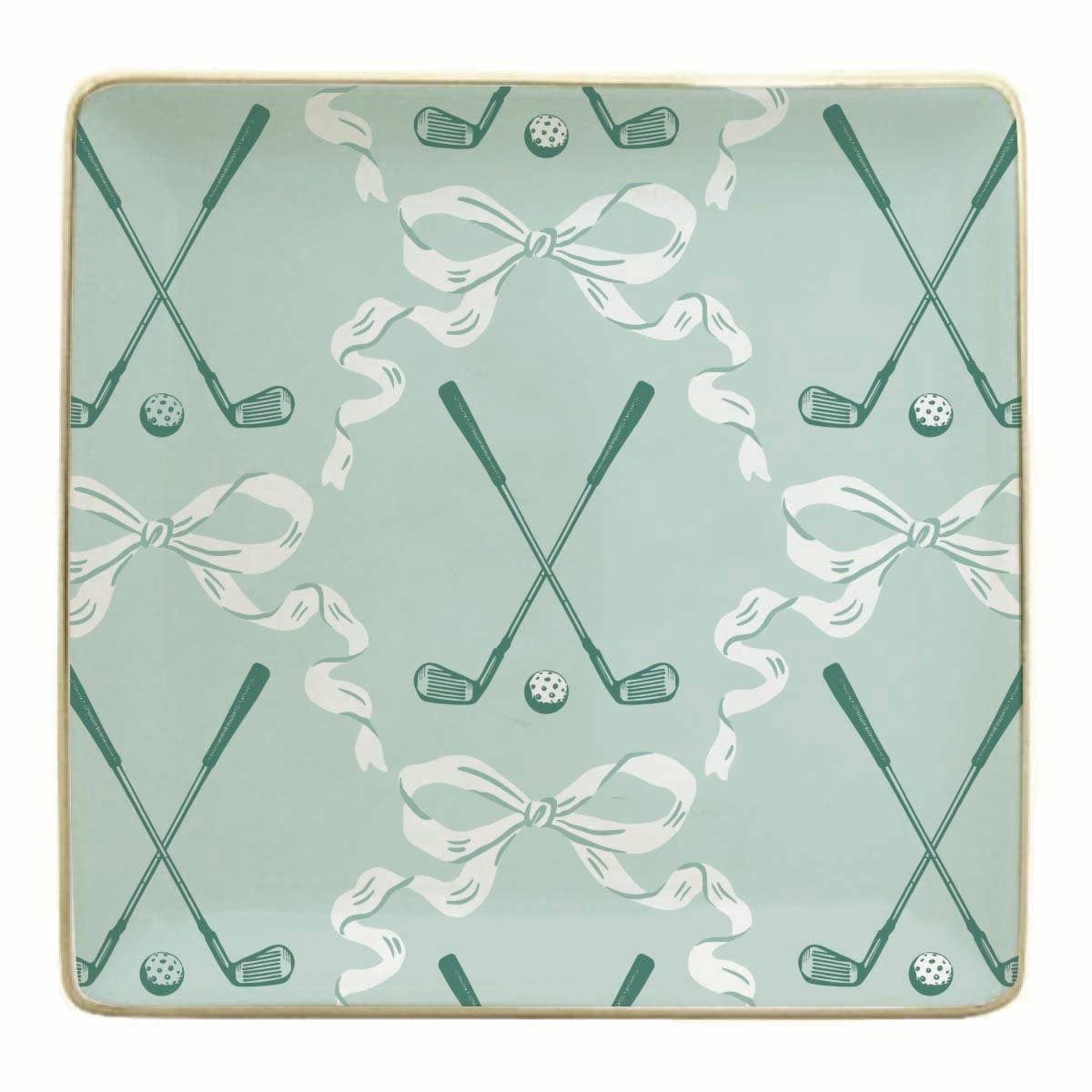 Ceramic Trinket Tray | Golf Laurel