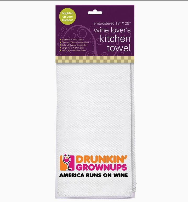 Wine Lover's Kitchen Towel