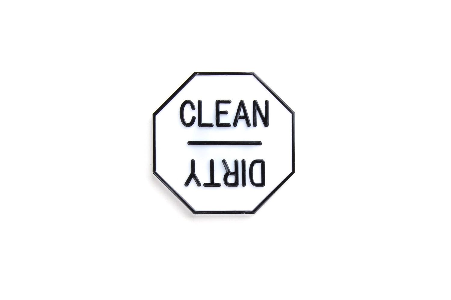 Fox Run Clean or Dirty Dishwasher Magnet, 2.5" x 2.5"