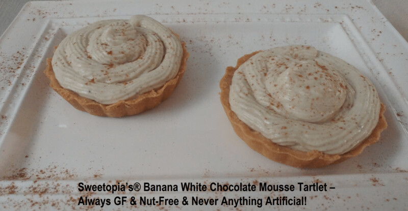 Bashful Banana & White Chocolate Chiffon Mousse Tartlet