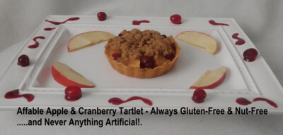 Affable Apple & Cranberry Tartlet