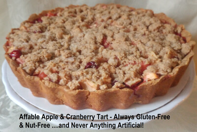 Affable Apple & Cranberry Tart