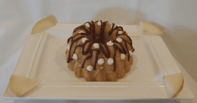 Bubbly Brown Sugar & Pear Bundt Style Cake