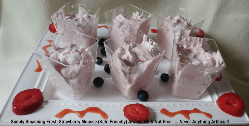 Simply Smashing Fresh Strawberry Mousse (Keto Friendly)