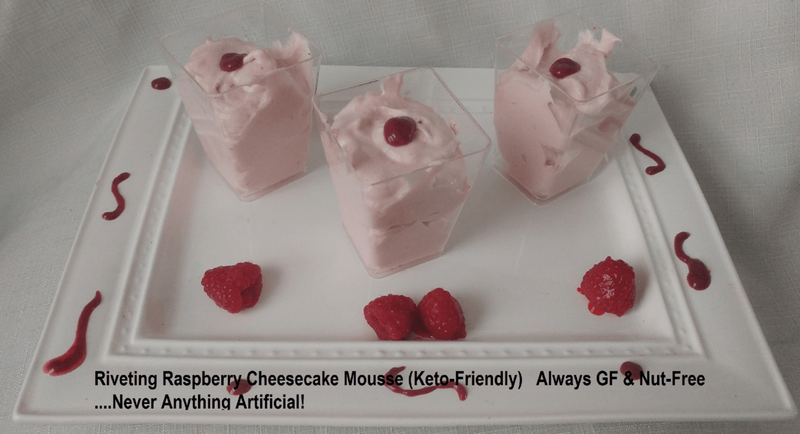 Riveting Raspberry Cheesecake Mousse (Keto Friendly)
