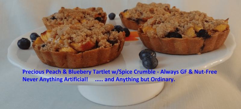 Precious Peach & Blueberry Tartlet
