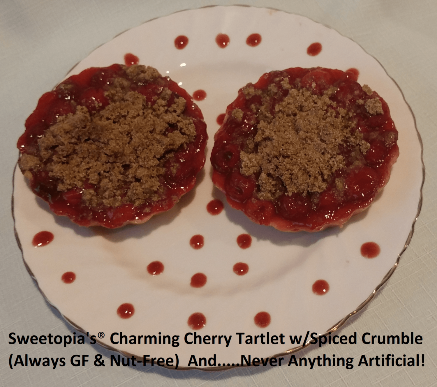 Charming Cherry Tart w/Spice Crumble