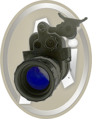 OP-14 Monocular with L3 20UA Gated Aviation Grade White Phosphor Tube