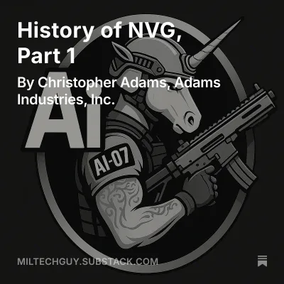 History of NVG, Part One - 5/14/2025